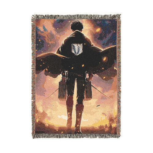 Levi & Mikasa Woven Blanket